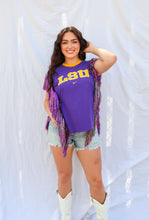 Load image into Gallery viewer, LSU NIKE RAINBOW TINSEL TOP
