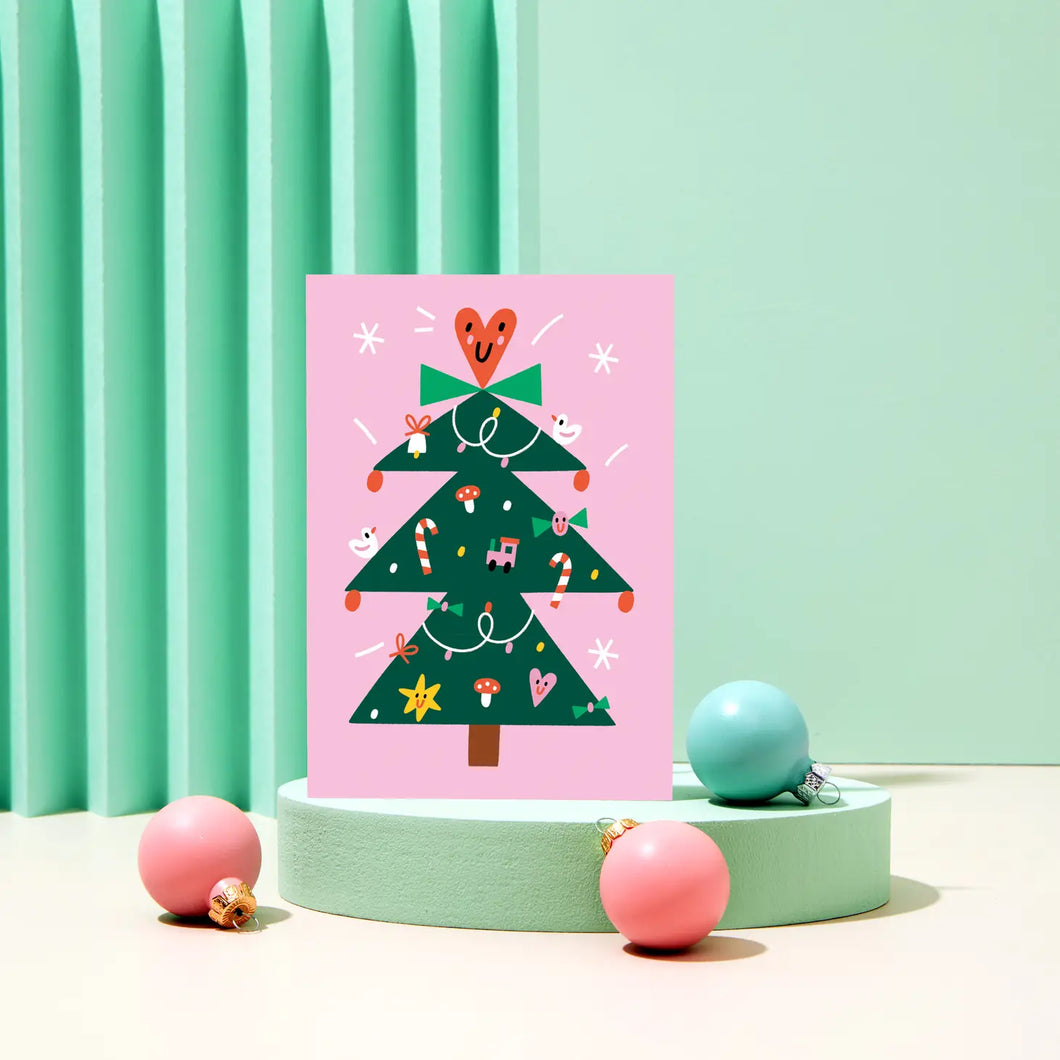 CHRISTMAS TREE DECOR CARD