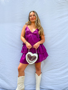 CHARLI RUFFLE DRESS