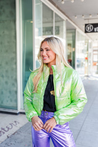 MUST HAVE PUFFER - GREEN