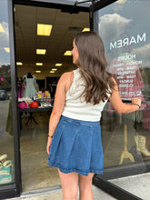 Load image into Gallery viewer, THAT GIRL DENIM MINI SKIRT
