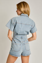 Load image into Gallery viewer, FAVE DENIM ROMPER
