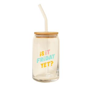 IS IT FRIDAY GLASS CUP