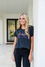 Load image into Gallery viewer, CHARCOAL LSU TIGERS TEE
