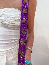 Load image into Gallery viewer, SEQUIN STAR PURSE STRAP P/G
