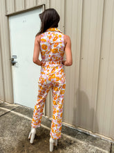 Load image into Gallery viewer, FLORAL RETRO JUMPSUIT
