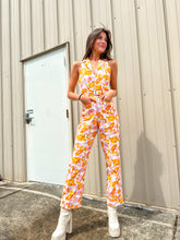 Load image into Gallery viewer, FLORAL RETRO JUMPSUIT
