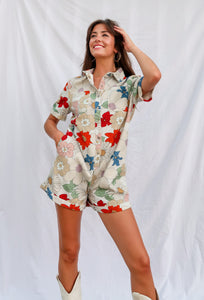 PARKER FLORAL ROMPER