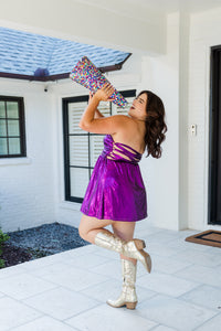 ARDEN METALLIC DRESS
