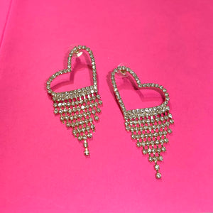 HEART DROP EARRINGS